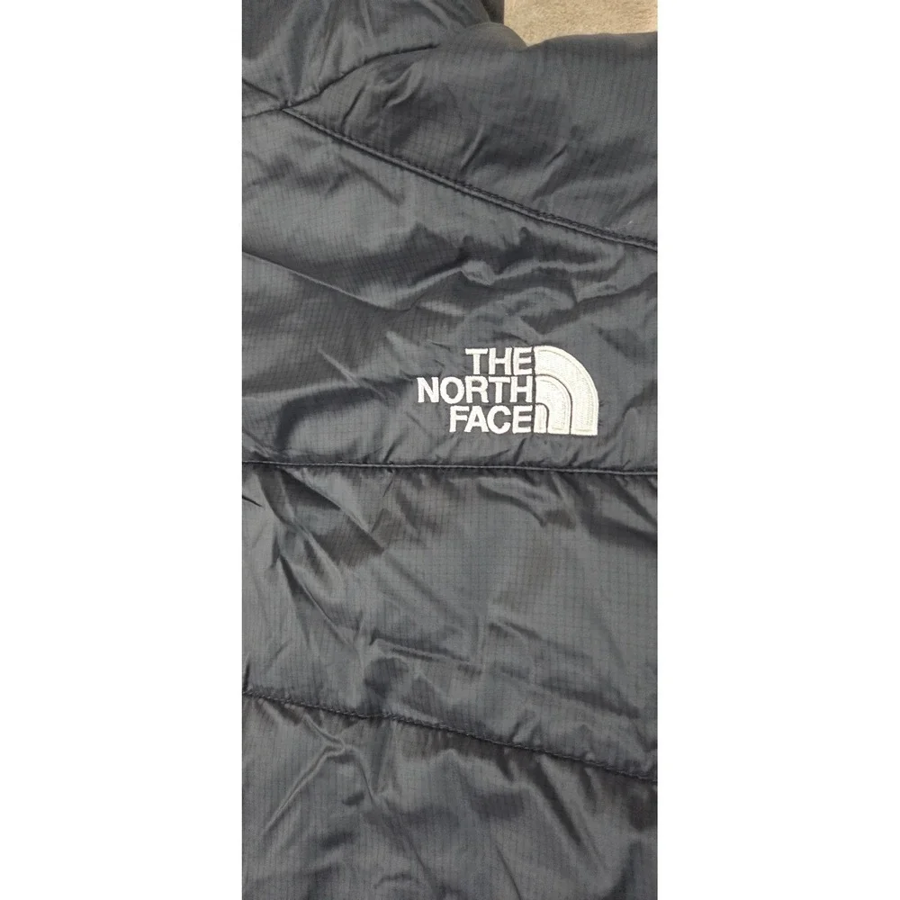 The North Face Primaloft Puffer Vest Men's Medium Black Quilted Full Zip GOOD